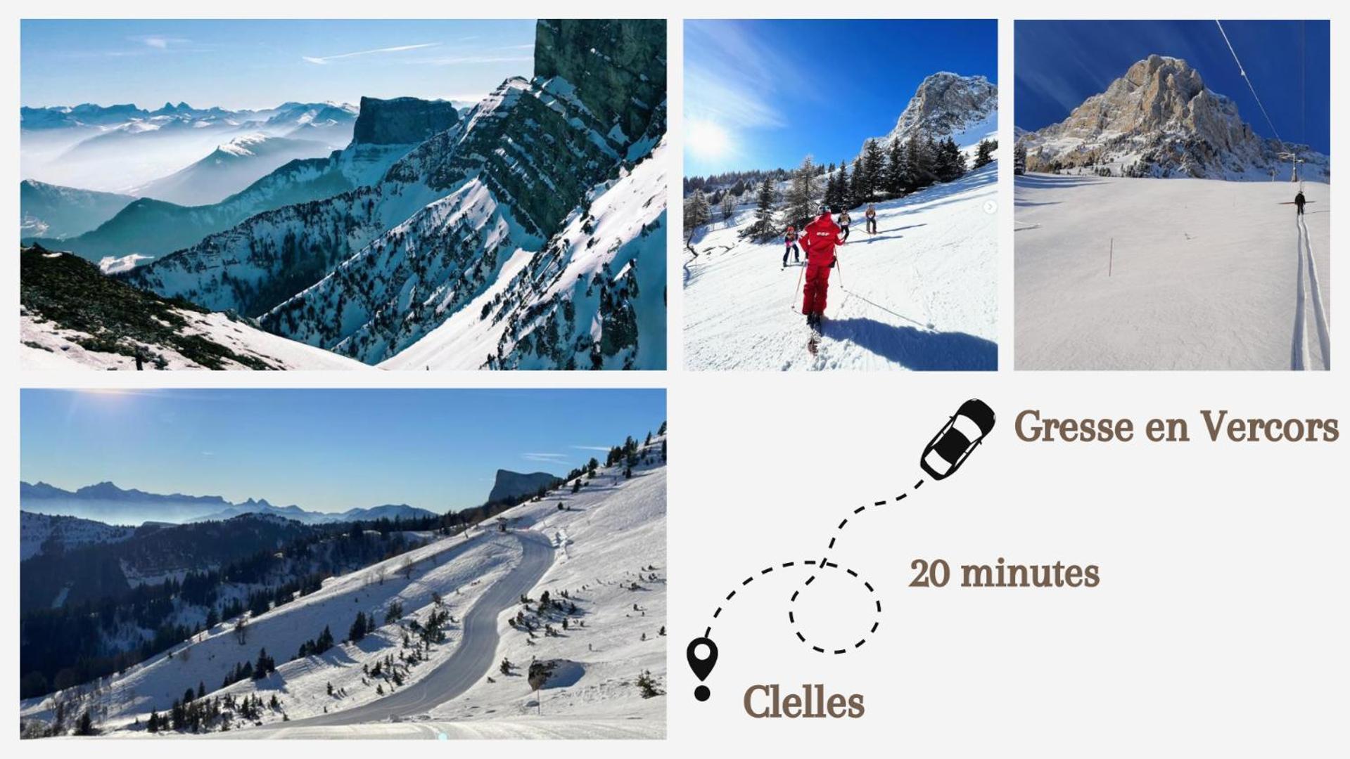 Logement Chaleureux Haut De Gamme Dans Le Trieves - Wifi - Netflix Clelles 외부 사진